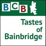 Logo for podcast show Tastes of Bainbridge Island