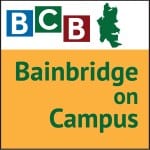 Logo for podcast show Bainbridge Island On Campus