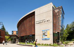 Bainbridge Island Museum of Art, a candidate for green-built LEED NC Gold certification, was designed by Matthew Coates. Click image to enlarge. Photo Credit: Coates Design.