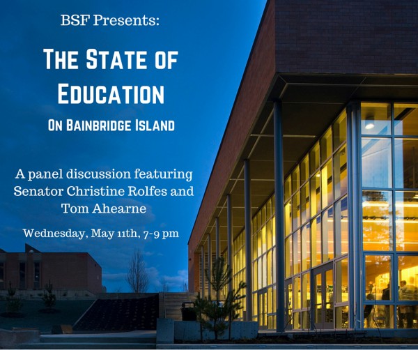 <i>Podcast: What’s Up Bainbridge: </i><br>BSF “State of Education” Event May 11 at IslandWood