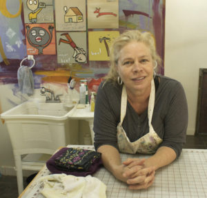 Author and artist Jane Dunnewold (Photo credit: Jane Dunnewold Studios)