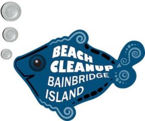 Beach cleanup logo