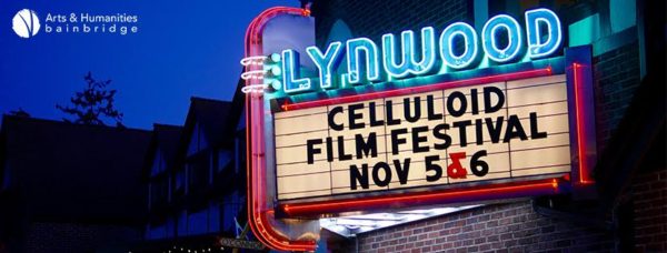 Lynwood Theater marquee with Celluloid