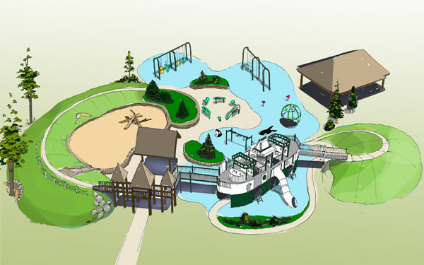 A Facelift for Battle Point’s KidsUp Playground