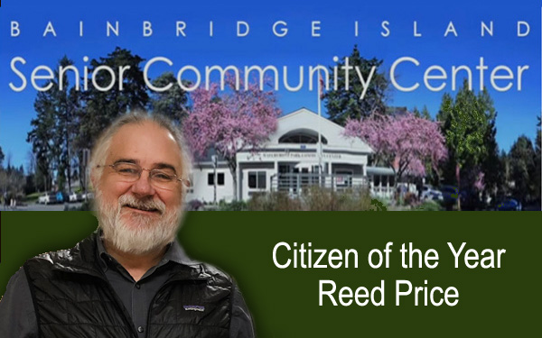 Bainbridge Island City Council’s 2018 Citizen of the Year, Reed Price