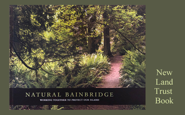 Artwork from the new Land Trust Book at the Bainbridge Library